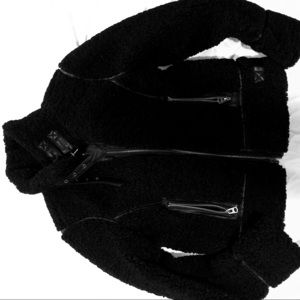 Lucky Brand Sherpa Moto Jacket. Like New. Small.